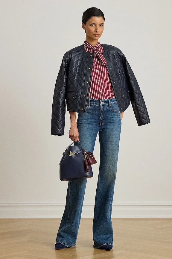Îmbrăcăminte Lauren Ralph Lauren cămașă din bumbac 200P03515 rosu