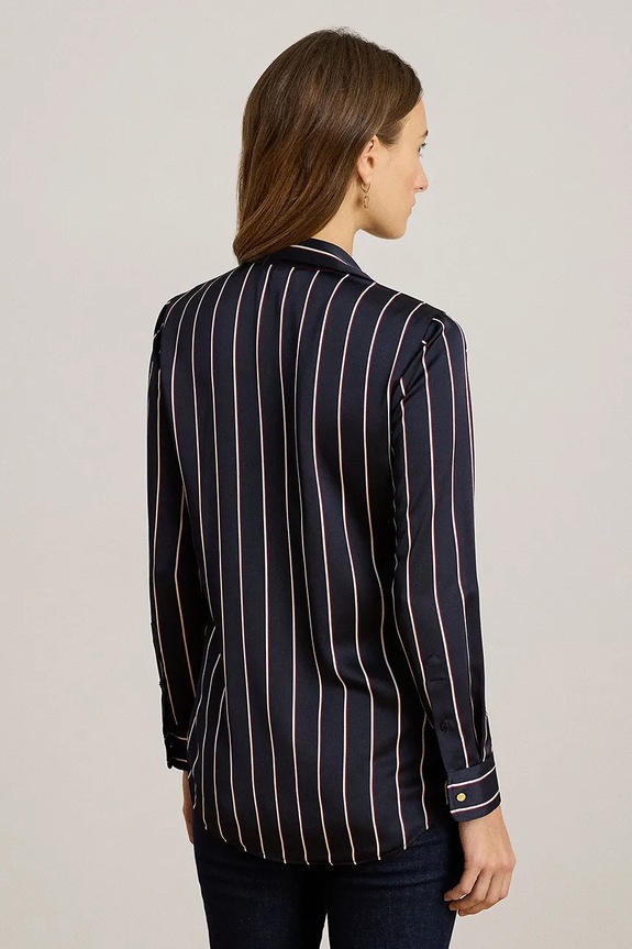 Košile Lauren Ralph Lauren 200P03570 námořnická modř SS26