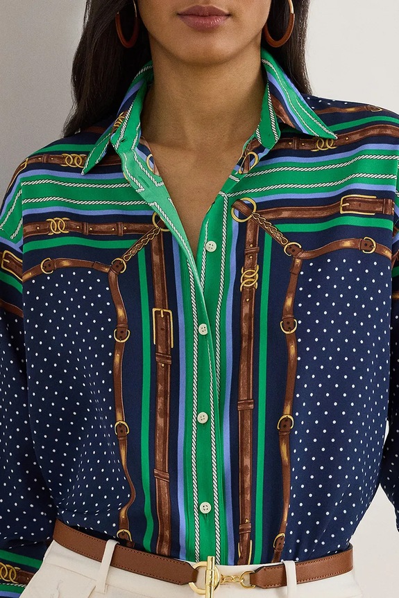 Lauren Ralph Lauren koszula niebieski 200P03687