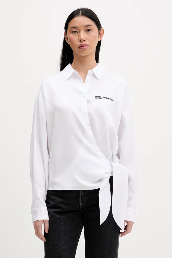 Karl Lagerfeld Jeans koszula casual biały B1W11026