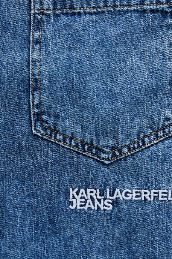 Traper košulja Karl Lagerfeld Jeans B1W11021 plava