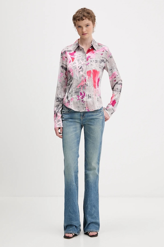 Karl Lagerfeld Jeans koszula B1W11028 szary SS26