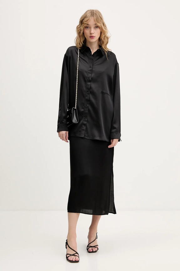 Πουκάμισο Karl Lagerfeld Jeans B1W11038 μαύρο SS26