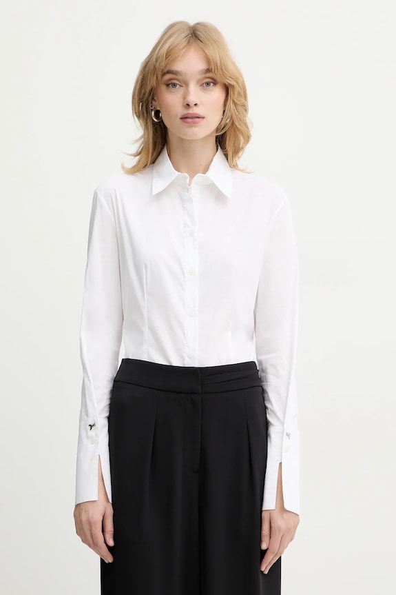 Рубашка Patrizia Pepe длинный белый 8C0851.A043