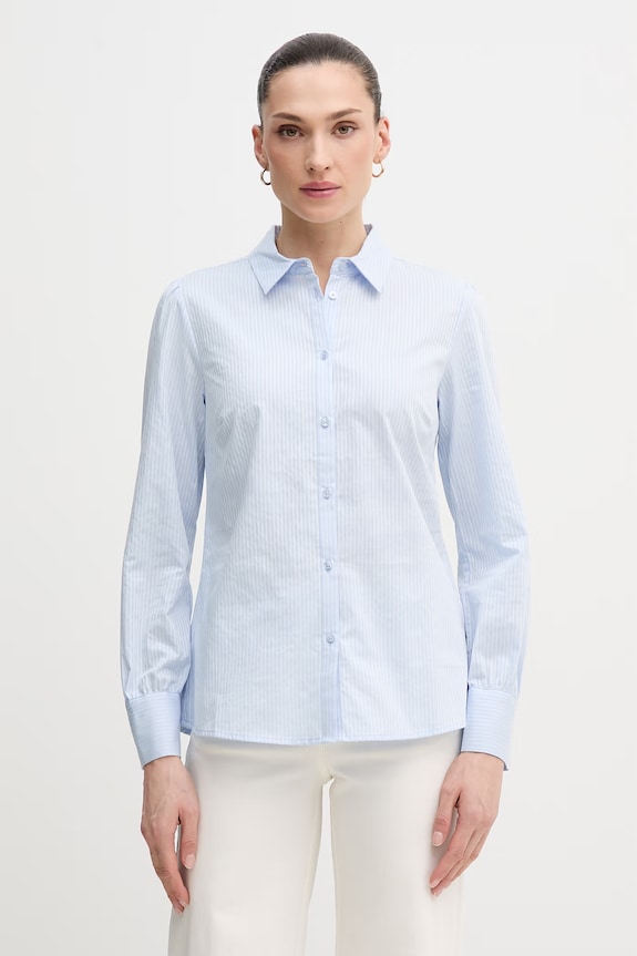 Pedro del Hierro koszula bawełniana regular niebieski 6633451