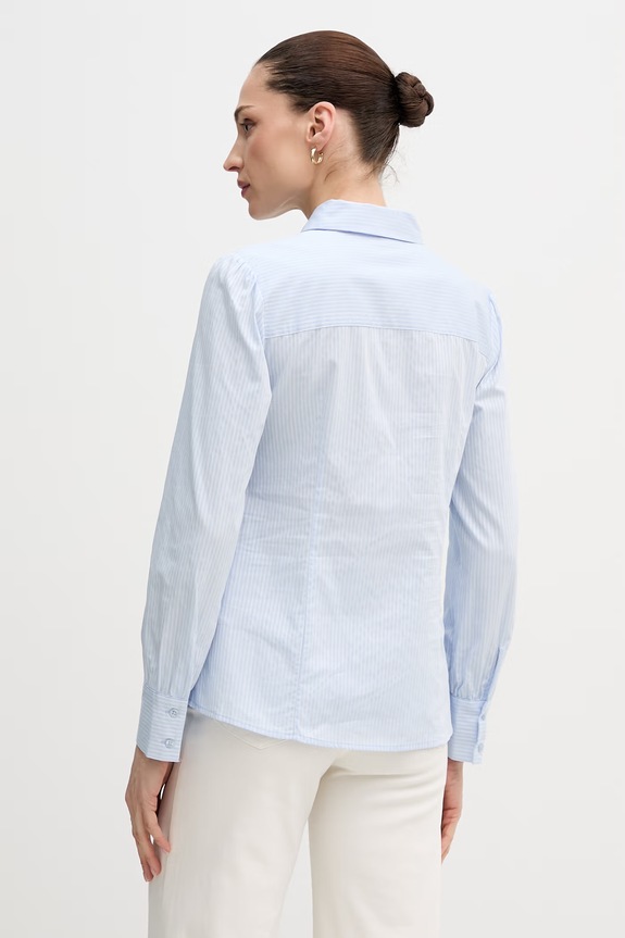 Odzież Pedro del Hierro koszula bawełniana 6633451 niebieski