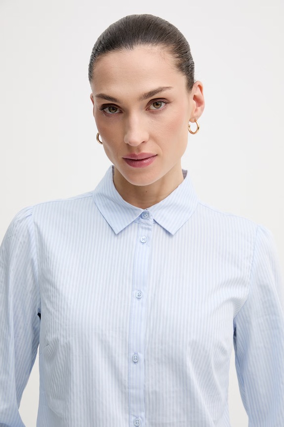 Pedro del Hierro koszula bawełniana niebieski 6633451