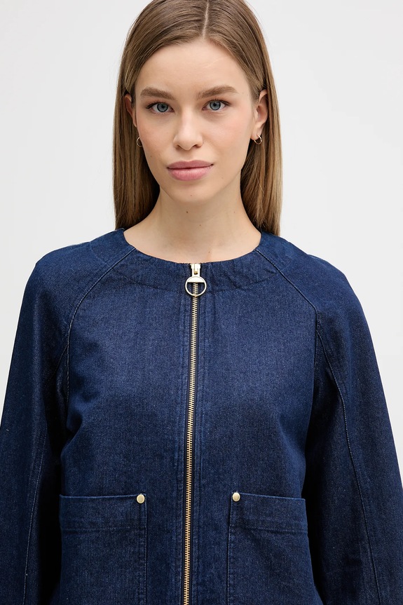 Barbour kurtka jeansowa Saima granatowy LOS0081