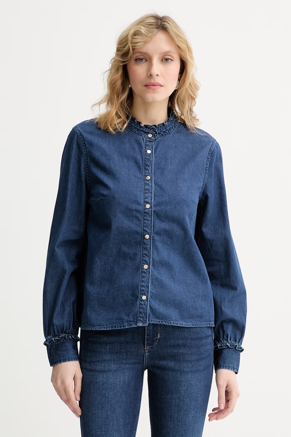Morgan koszula damska jeansowa granatowy CING
