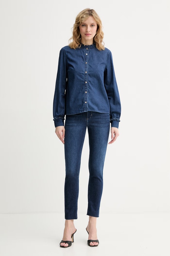 Morgan koszula damska jeansowa CING granatowy SS26