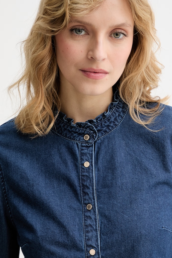 Morgan koszula damska jeansowa granatowy CING