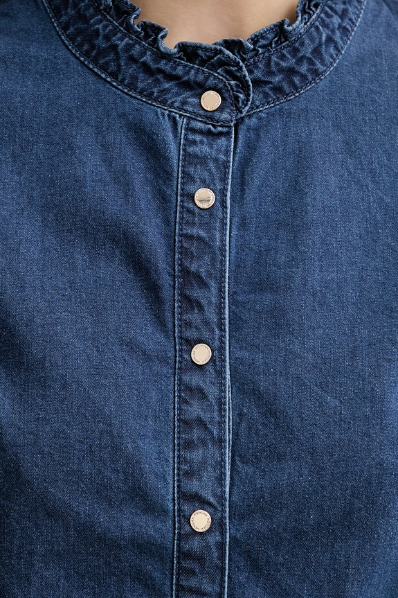 Morgan koszula damska jeansowa CING granatowy