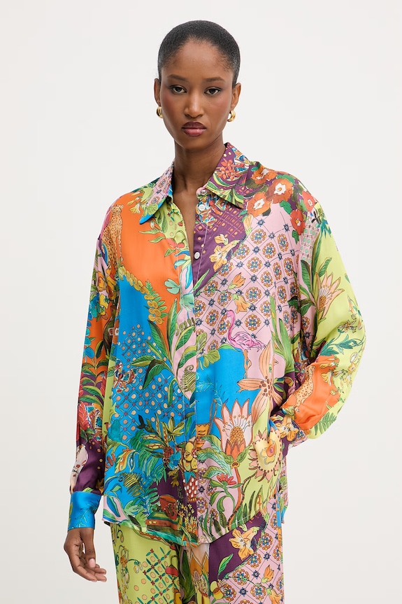 Liu Jo cămașă pentru femei, cu vâscoză multicolor WA6485.T471A