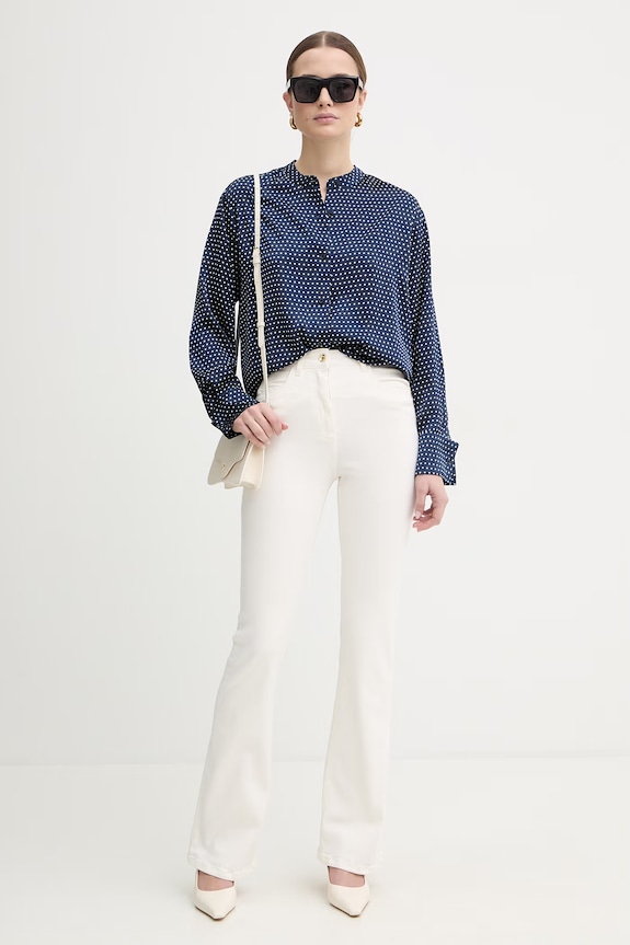 Риза MICHAEL Michael Kors MR640XLK9Q тъмносин SS26