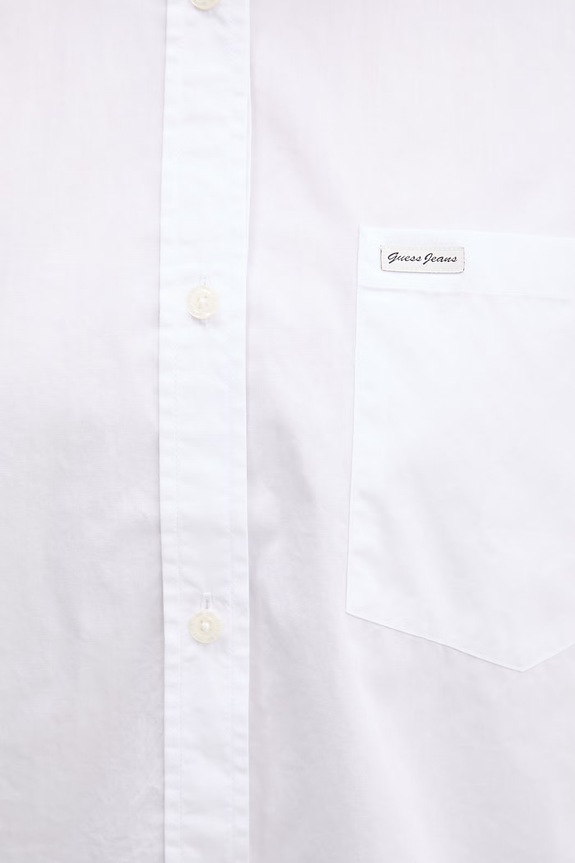 Guess Jeans cămașă din bumbac W6RH64.WH7P1 alb
