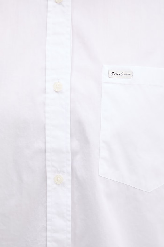 Guess Jeans cămașă din bumbac W6RH64.WH7P1 alb