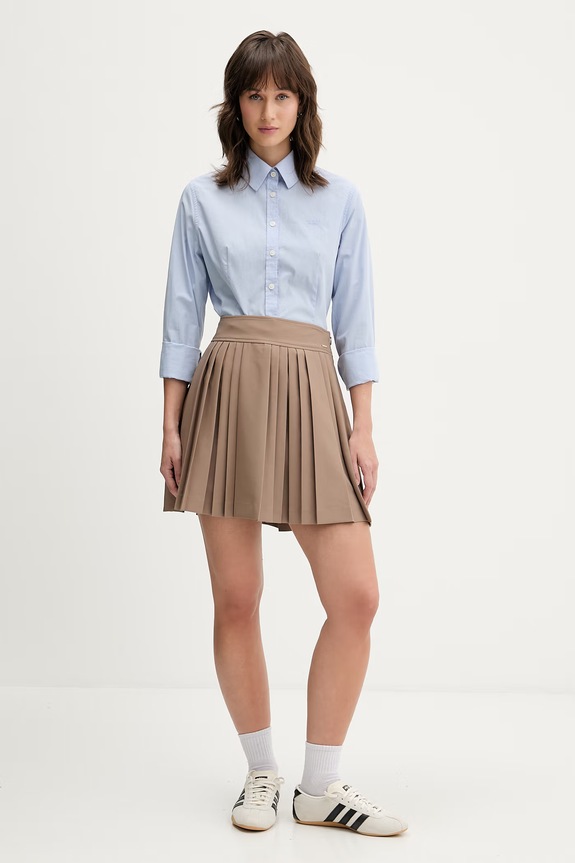 Bavlnená košeľa Guess Jeans W6RH66.WH7P1 modrá SS26