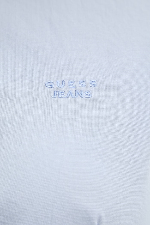 Bavlnená košeľa Guess Jeans W6RH66.WH7P1 modrá