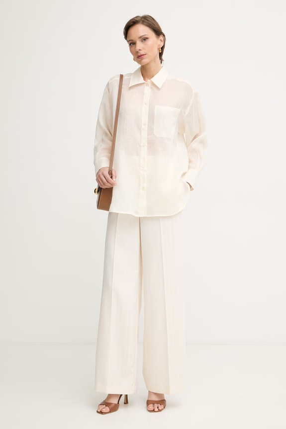 Marella πουκάμισο γυναικείο COSMO 2613111052200 μπεζ SS26