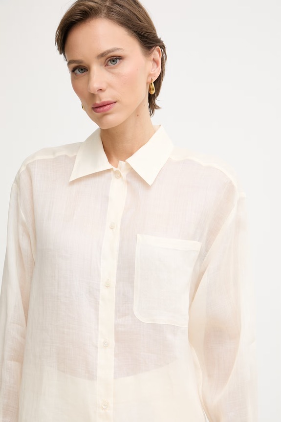 Marella πουκάμισο γυναικείο COSMO μπεζ 2613111052200