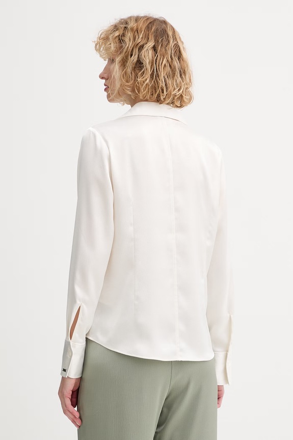 Oblečenie Calvin Klein košeľa dámska LV044F129G béžová