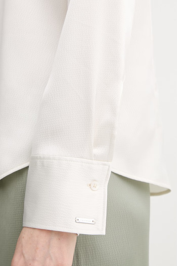 Calvin Klein košeľa dámska LV044F129G béžová