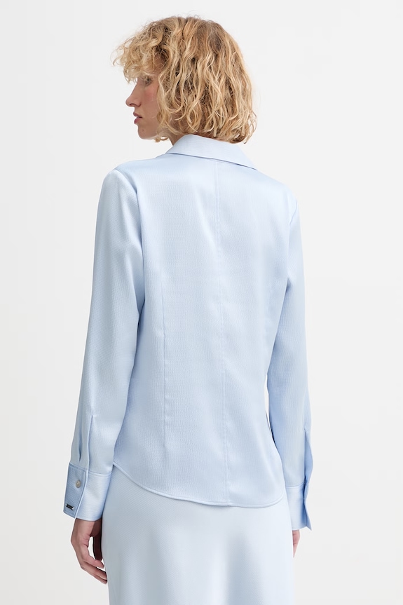 Oblečenie Calvin Klein košeľa dámska LV044F129G modrá
