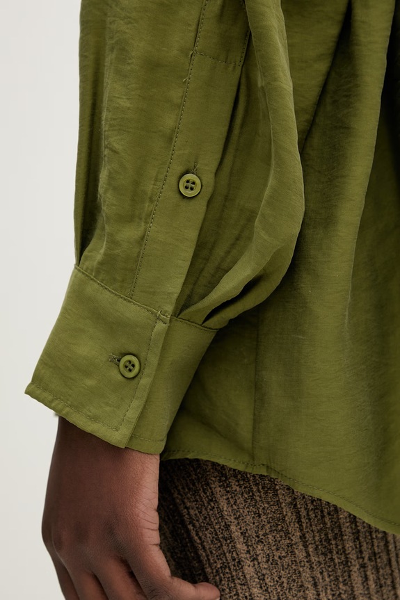 American Vintage camicia da donna YSO06C verde