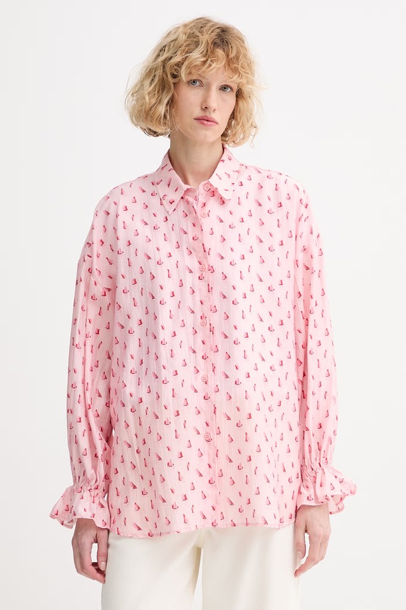 American Vintage cămașă pentru femei roz ZIV06C