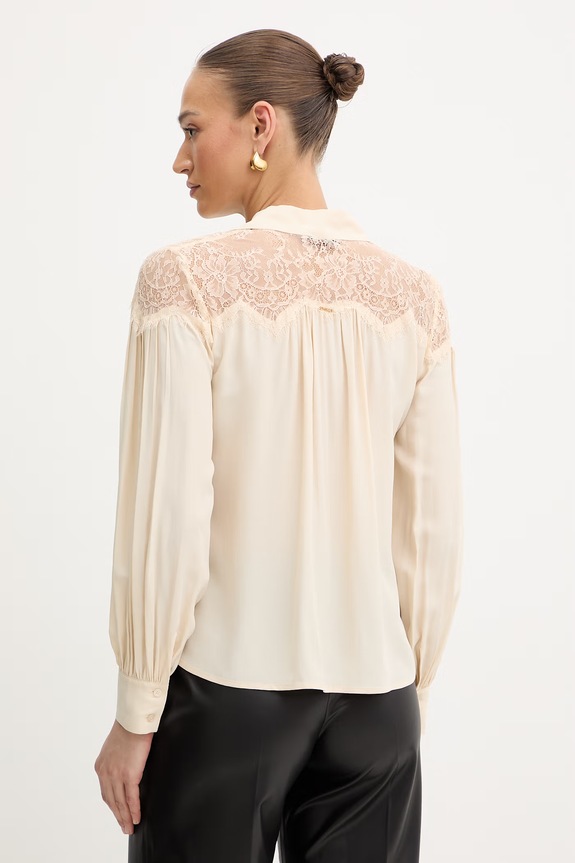 Ρούχα Πουκάμισο Twinset 261TP2591 μπεζ