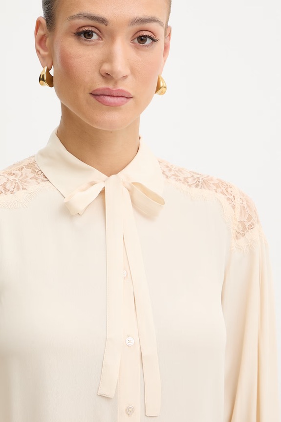 Πουκάμισο Twinset 261TP2591 μπεζ