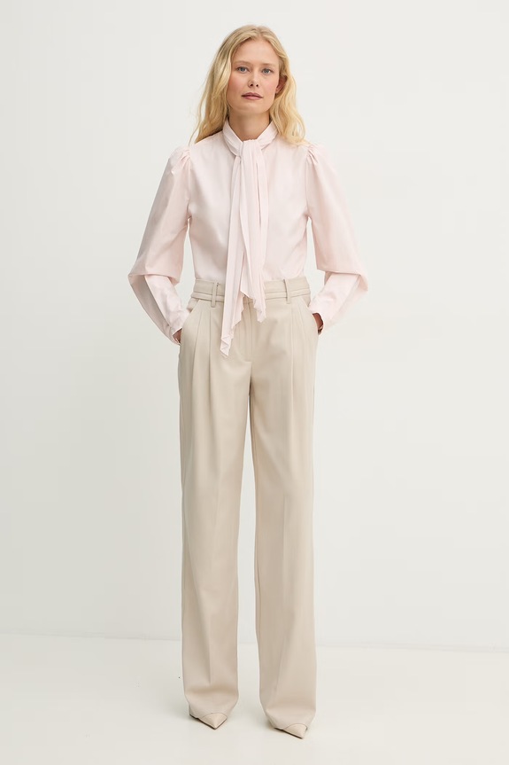 Twinset koszula damska bawełniana 261TE2033 różowy SS26