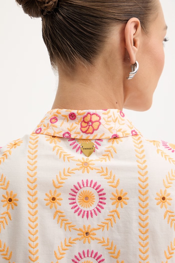 Βαμβακερό πουκάμισο Twinset 261LB2TFF