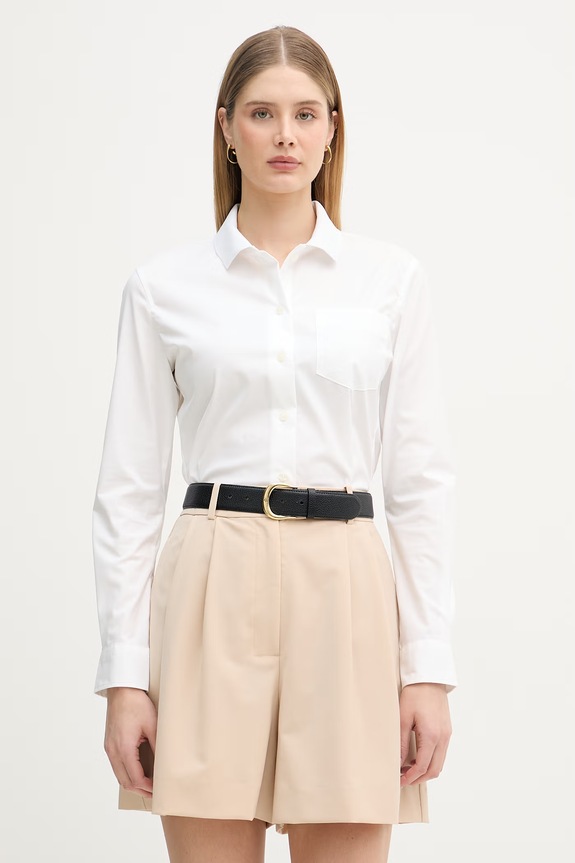 Lacoste cămașă pentru femei alb CF1152