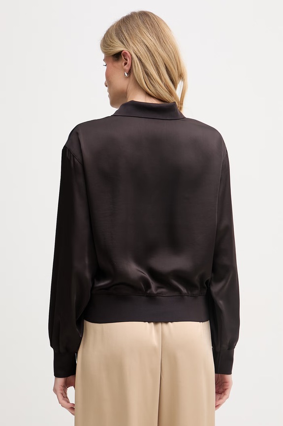 Odzież Lacoste bluzka damska CF9802 brązowy