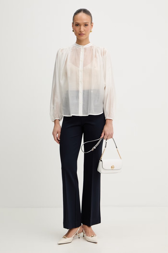 Twinset cămașă de damă cu lyocell 261TF2040 bej SS26