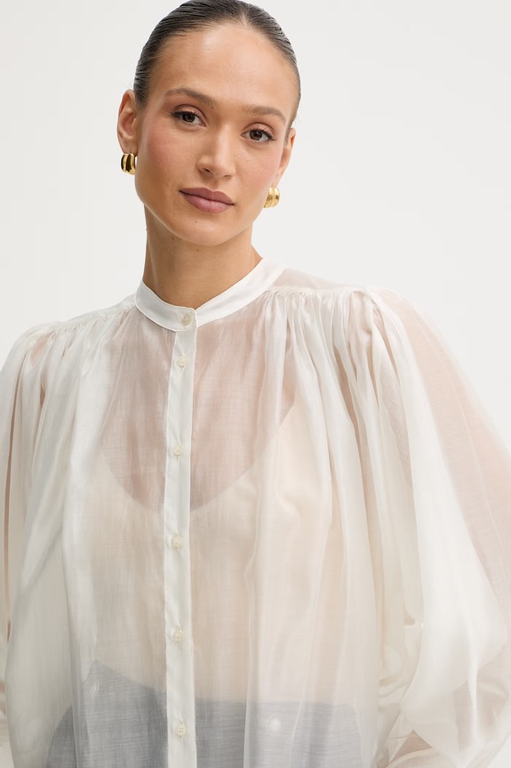 Twinset cămașă de damă cu lyocell 261TF2040 bej