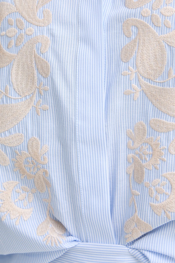 Twinset cămașă pentru femei, din bumbac 261AT2030 albastru