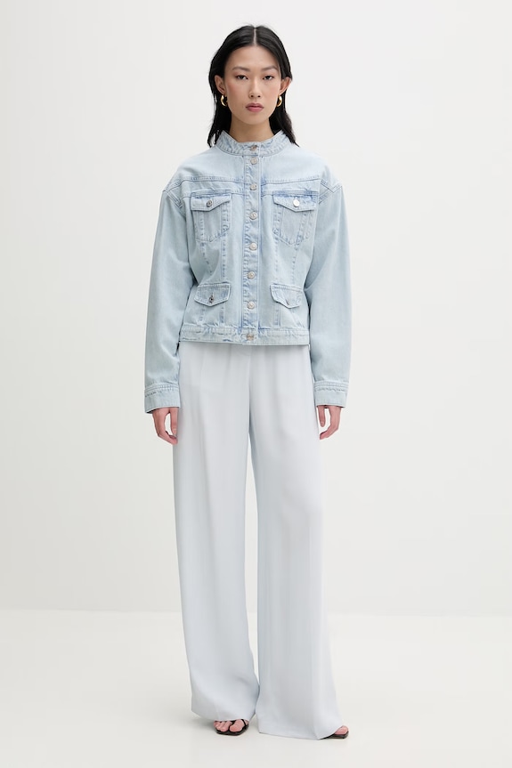 Gestuz geacă de blugi pentru femei, din denim 10911016 albastru SS26