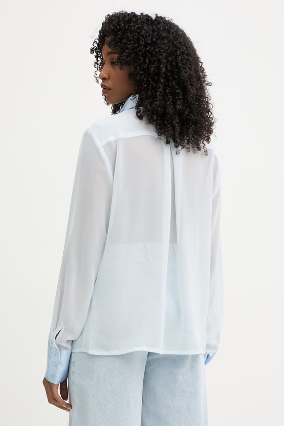 Odzież Gestuz koszula damska 10911097 niebieski