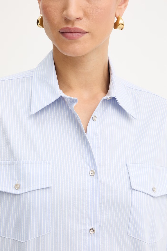 Πουκάμισο Fracomina FS26ST6009W520N8 μπλε