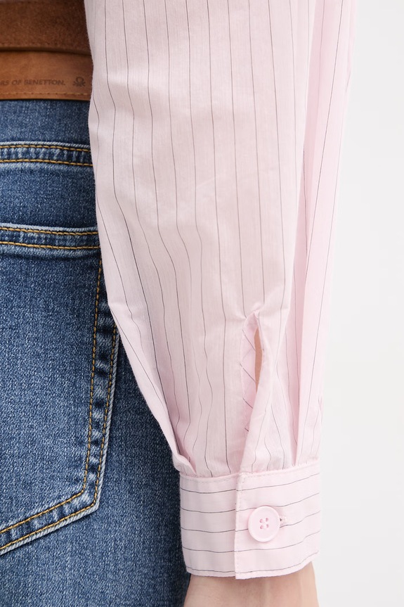 United Colors of Benetton camicia da donna con cotone 5V0FDQ0DP