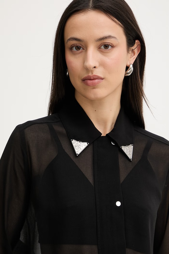 Pinko koszula damska czarny 106791.A3AT
