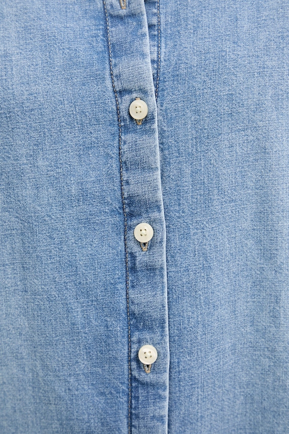 Calvin Klein Jeans Srajca ženska denim LV047F784G modra