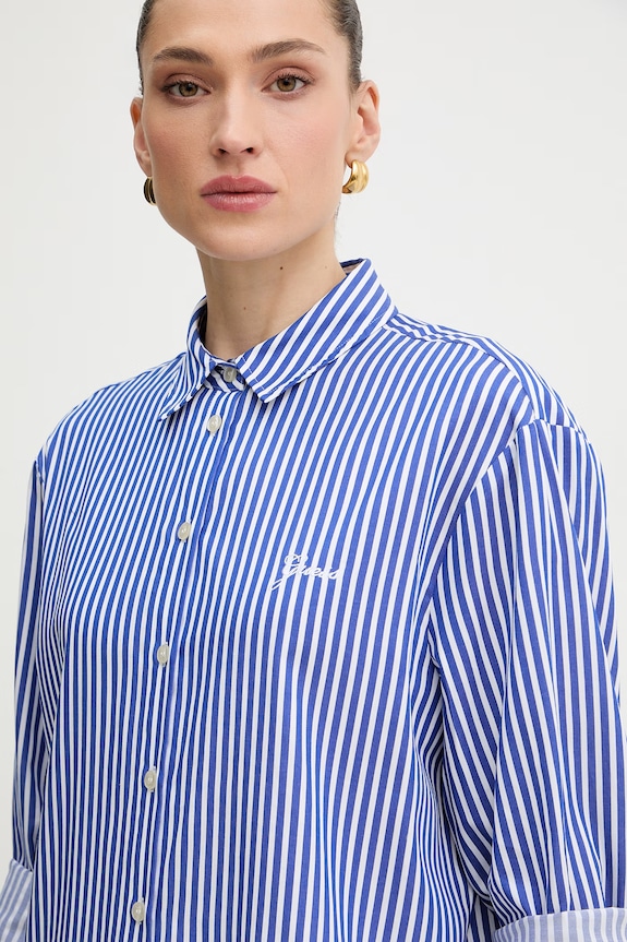 Guess Cămașă pentru femei, din bumbac TECLA albastru W6GH39.W1849
