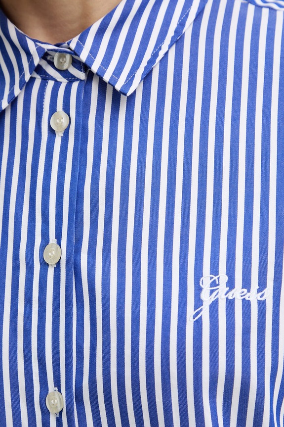 Guess Cămașă pentru femei, din bumbac TECLA W6GH39.W1849 albastru