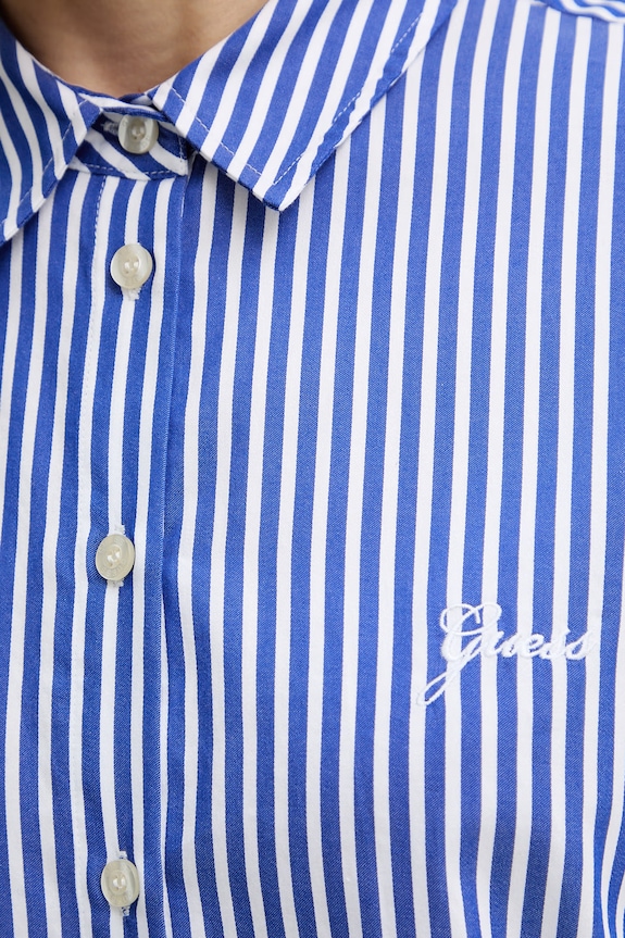 Guess Cămașă pentru femei, din bumbac TECLA W6GH39.W1849 albastru