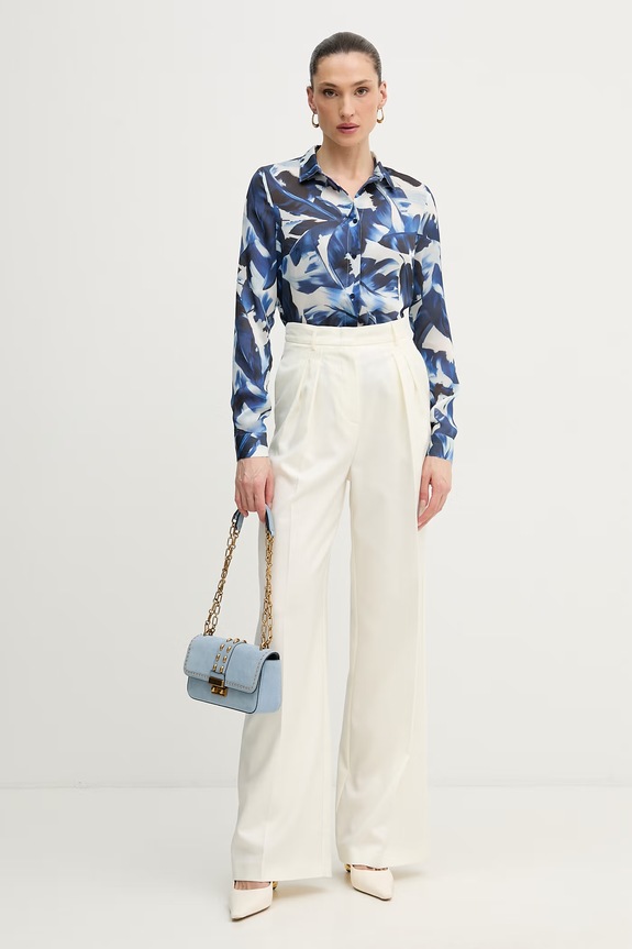 Guess košeľa dámska CLOUIS W6RH73.WDW82 modrá SS26