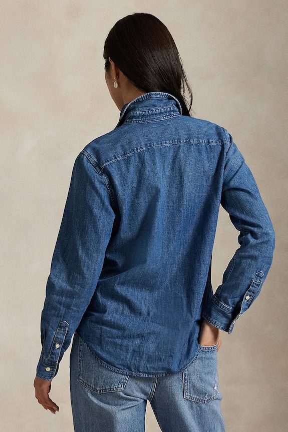 Polo Ralph Lauren denim shirt 211969458 blue SS26