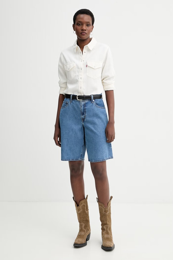 Rifľová košeľa Levi's ICONIC WESTERN 16786.0112 béžová SS26